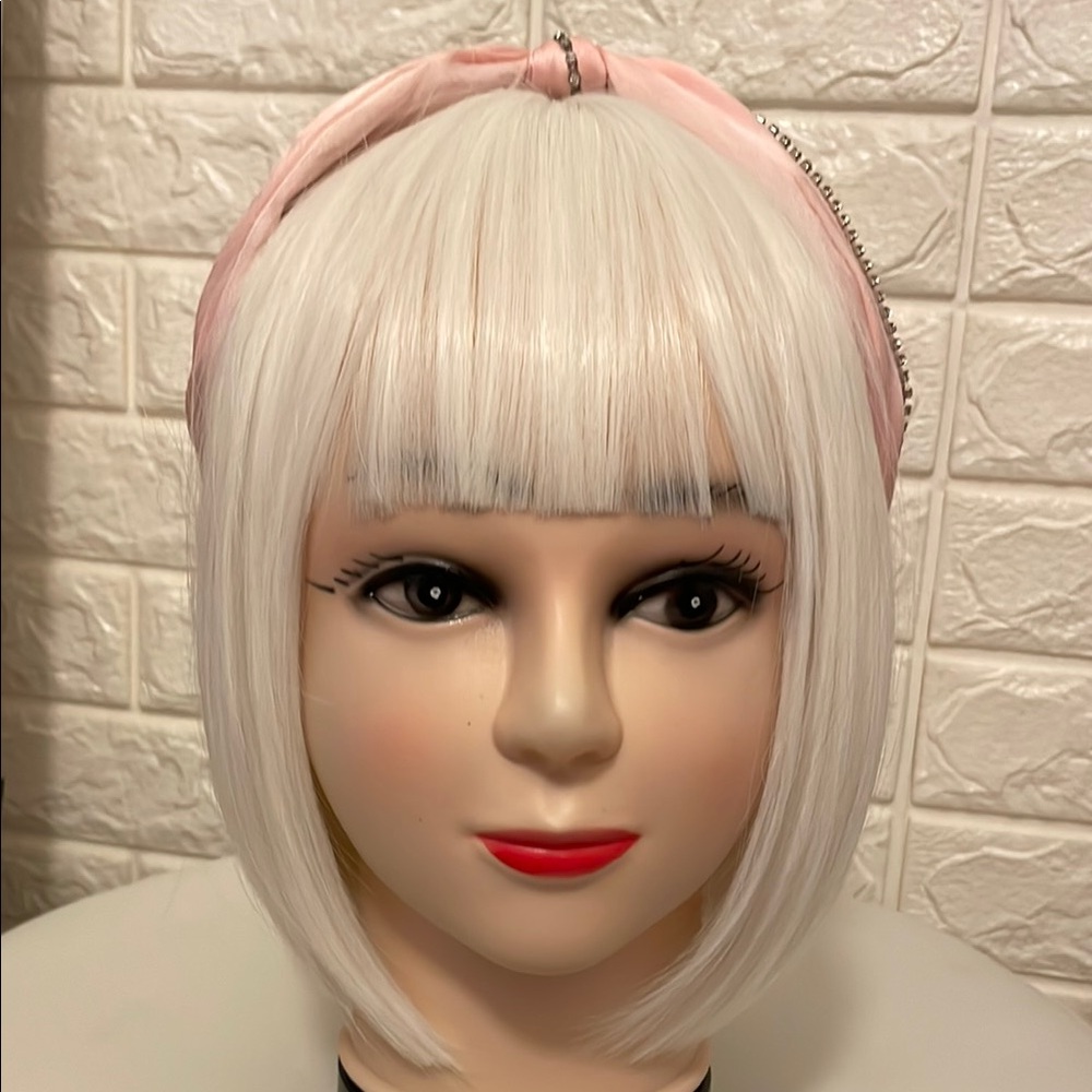 Pink rhinestone headband